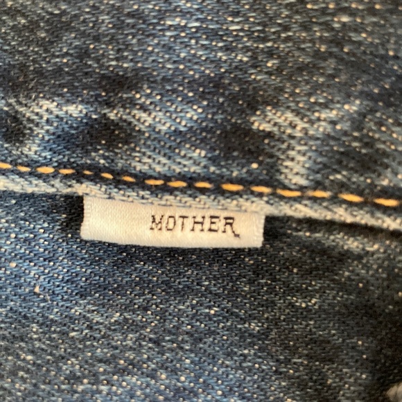 MOTHER jeans The Saint Straight Leg Violets are Blue wash, high rise, Size 26 - Picture 12 of 15